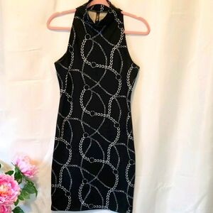 Victoria secret sport black and white dress